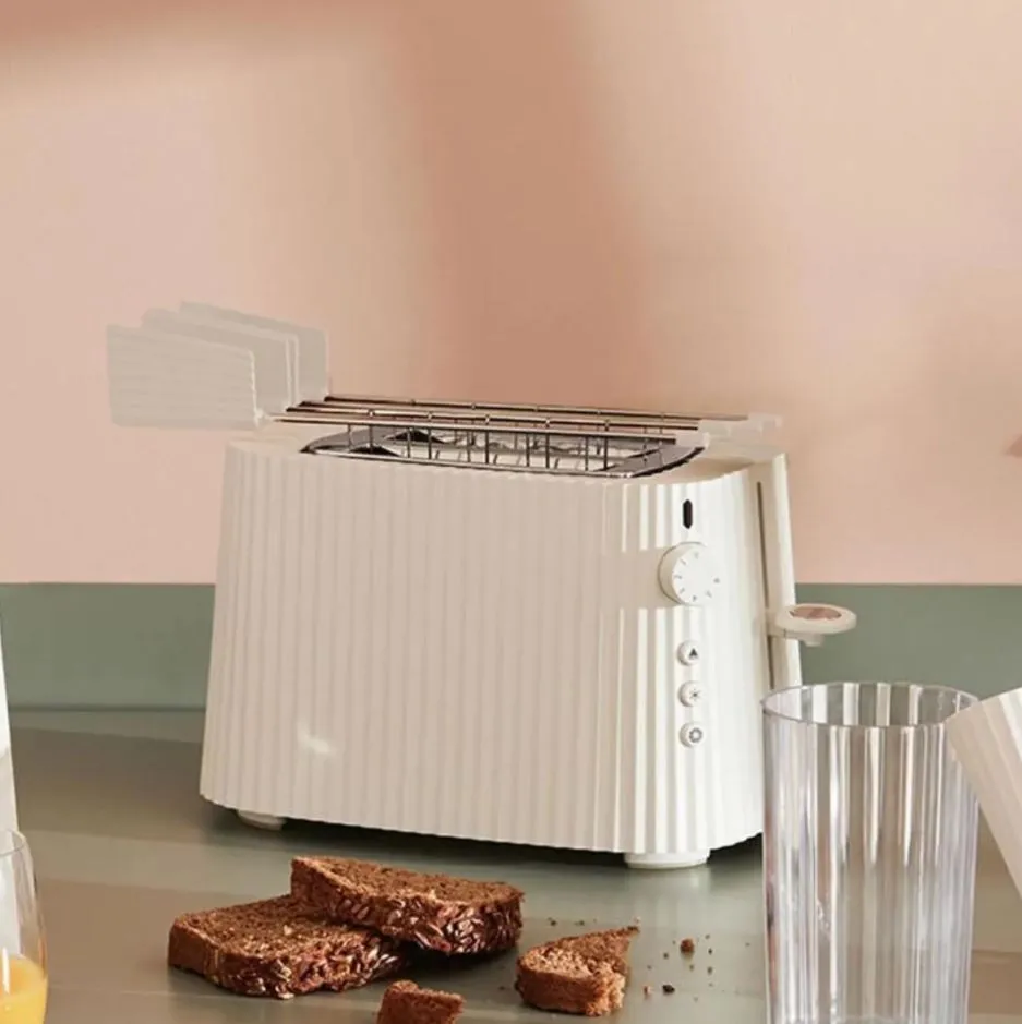 Alessi Plisse Toaster White