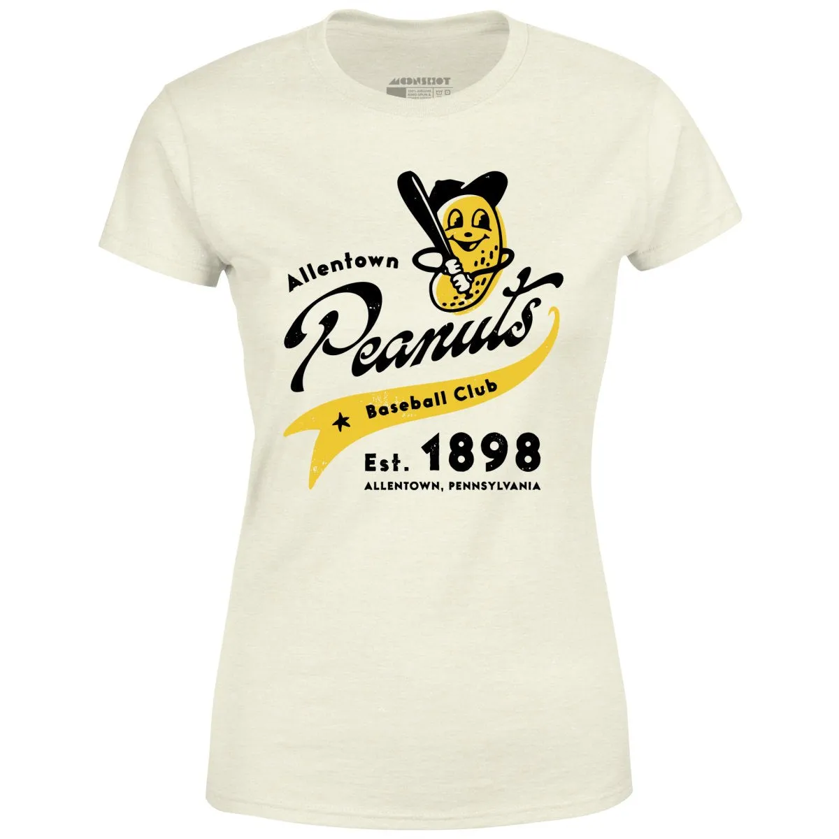 Allentown Peanuts - Pennsylvania - Vintage Defunct Baseball Teams - Women's T-Shirt