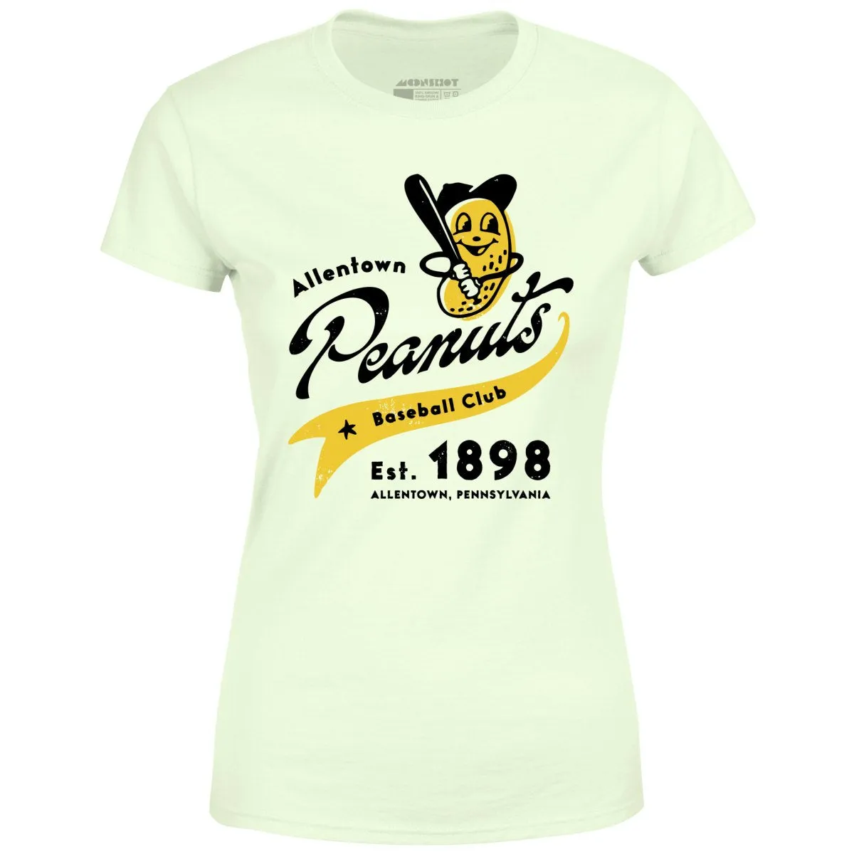 Allentown Peanuts - Pennsylvania - Vintage Defunct Baseball Teams - Women's T-Shirt