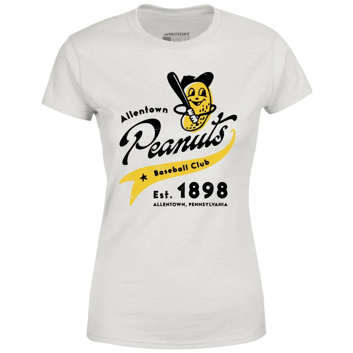 Allentown Peanuts - Pennsylvania - Vintage Defunct Baseball Teams - Women's T-Shirt