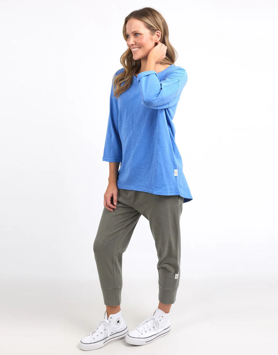 Annie Lightweight Top - Cerulean Blue