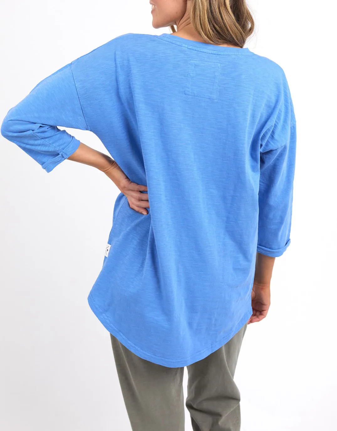 Annie Lightweight Top - Cerulean Blue