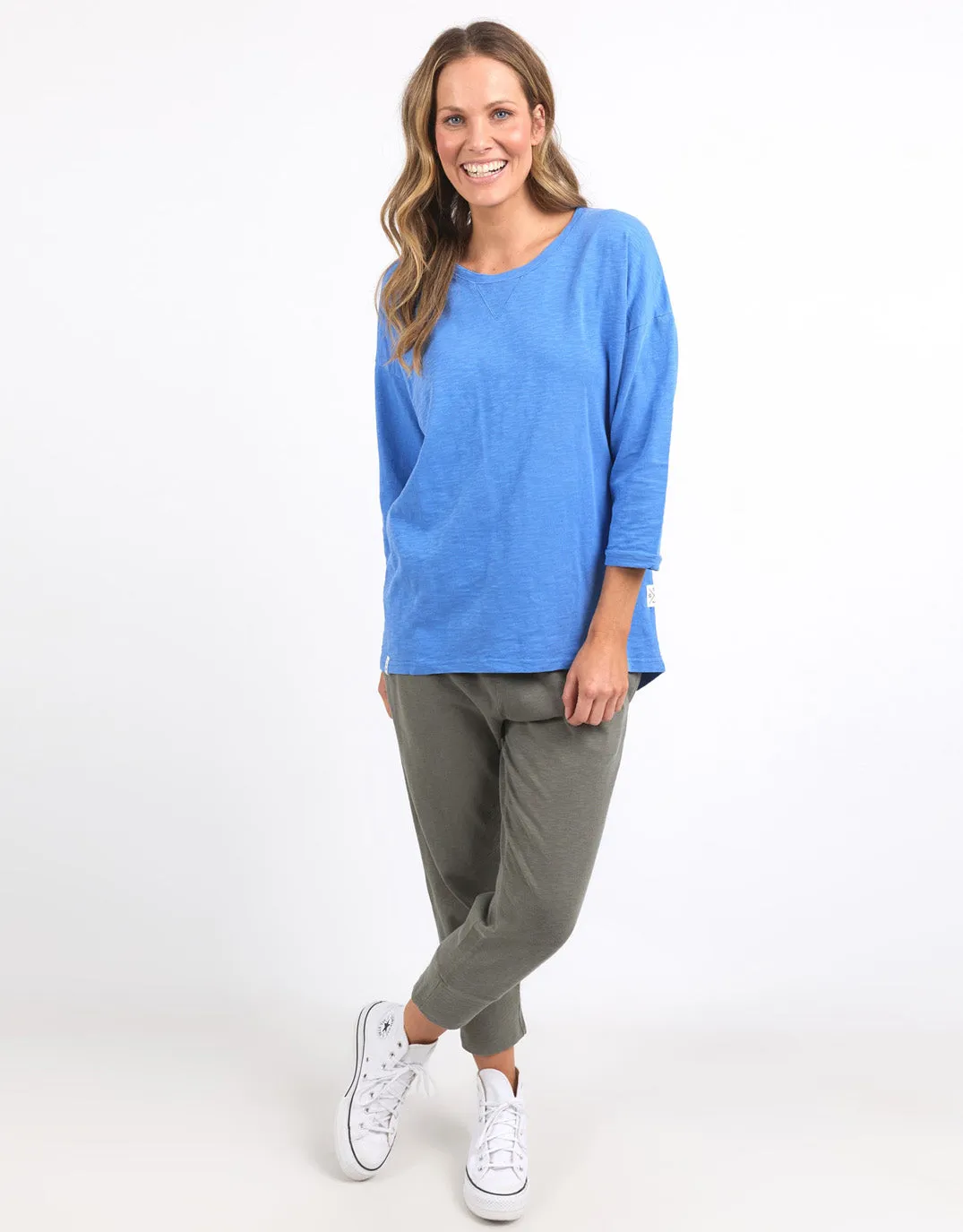 Annie Lightweight Top - Cerulean Blue