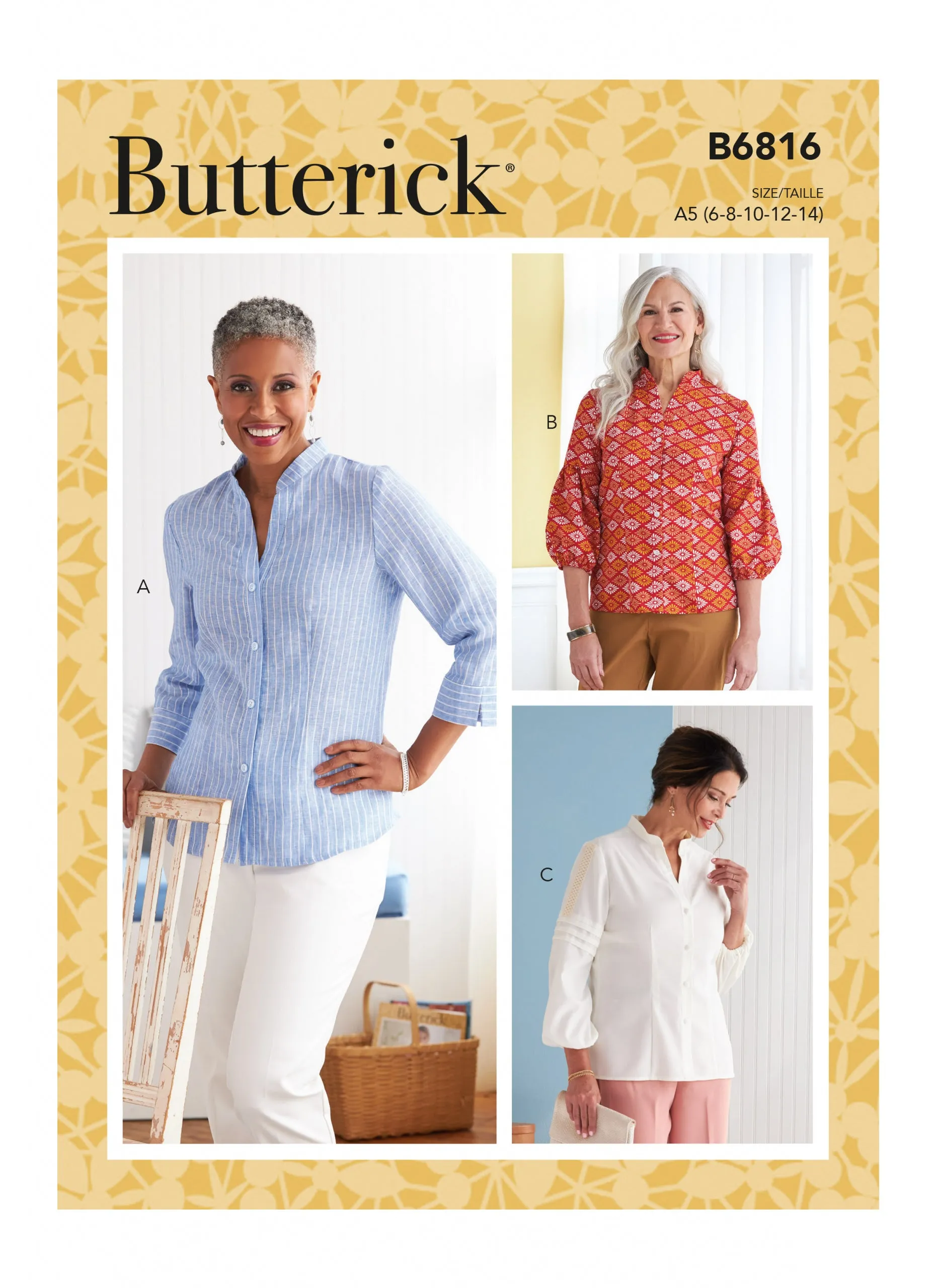 Butterick Tops B6816