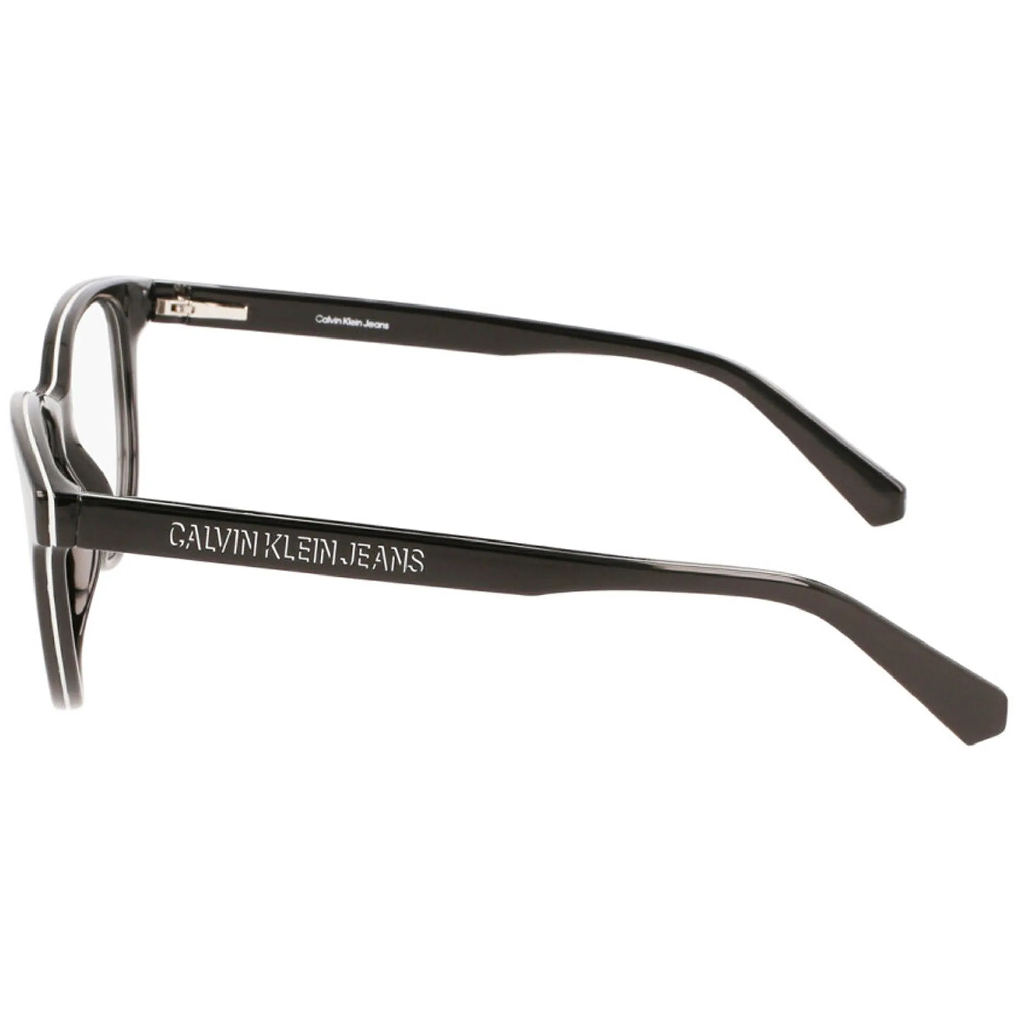 Calvin Klein Jeans Women's Eyeglasses - Black Cat Eye Shaped Frame | CKJ21640 001