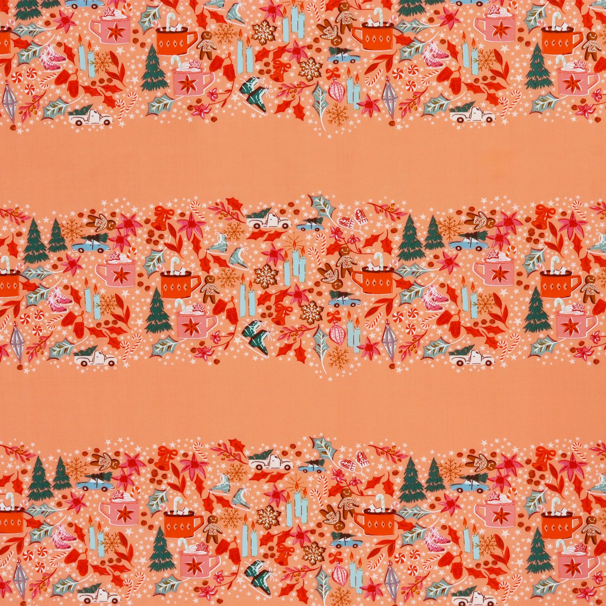 Christmas in the Cabin Fabric Collection