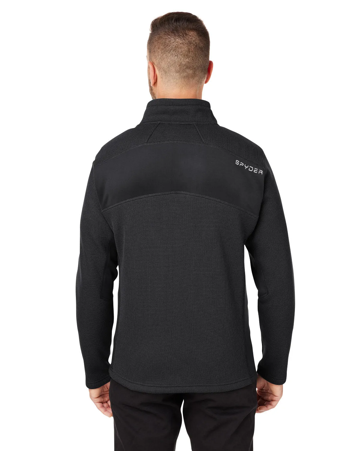 Custom Spyder Men's Constant Canyon Sweaters, Black