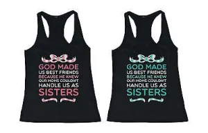 Cute Best Friend Quote Tank Tops - BFF Matching Tanks