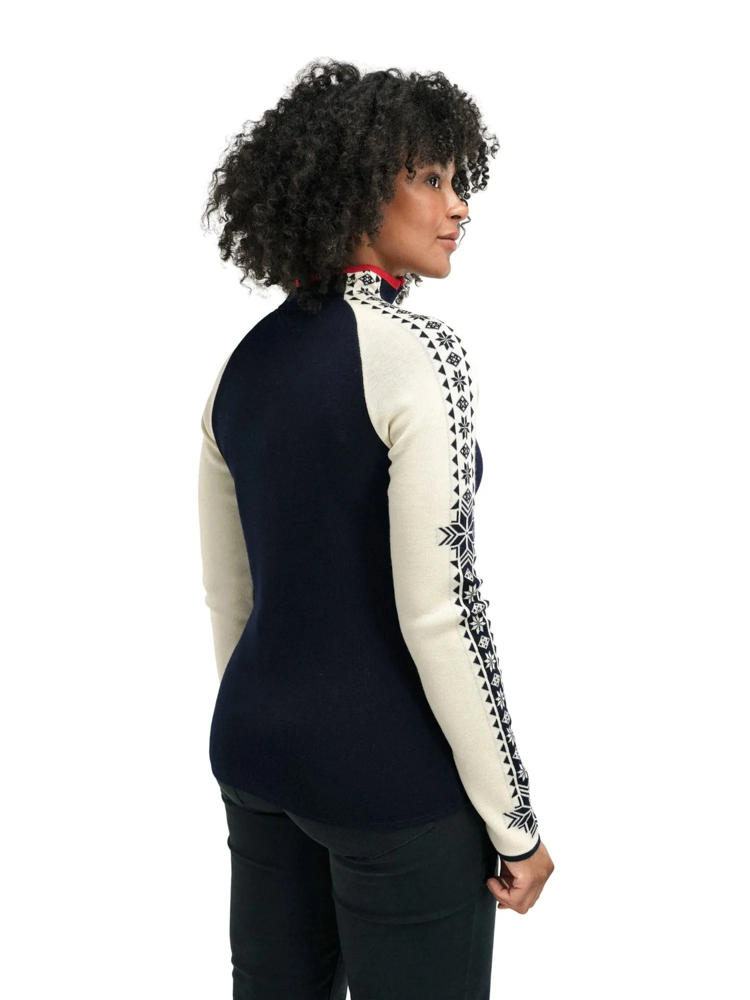 Dale of Norway | Geilo Sweater | Women's | Navy/Off White/Raspberry