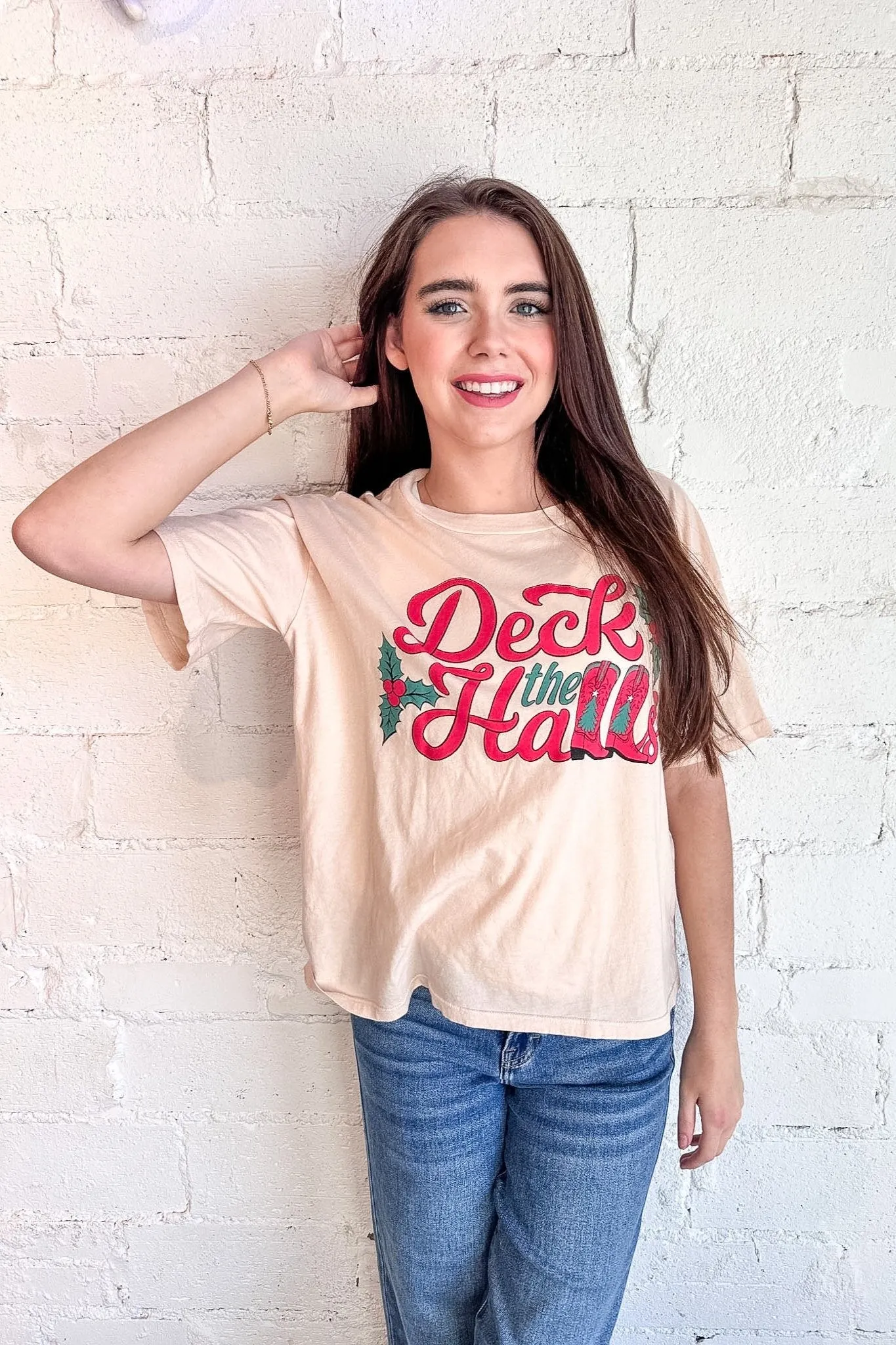 Deck the Halls Perfect BF Tee