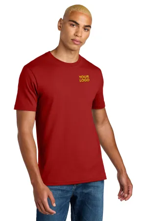 District Perfect Weight Icon Custom Tees, Classic Red