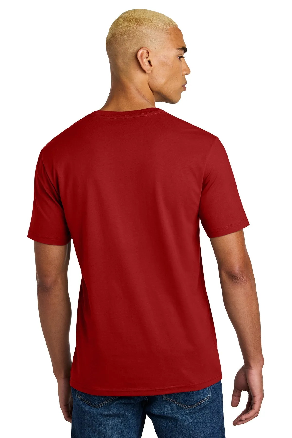 District Perfect Weight Icon Custom Tees, Classic Red