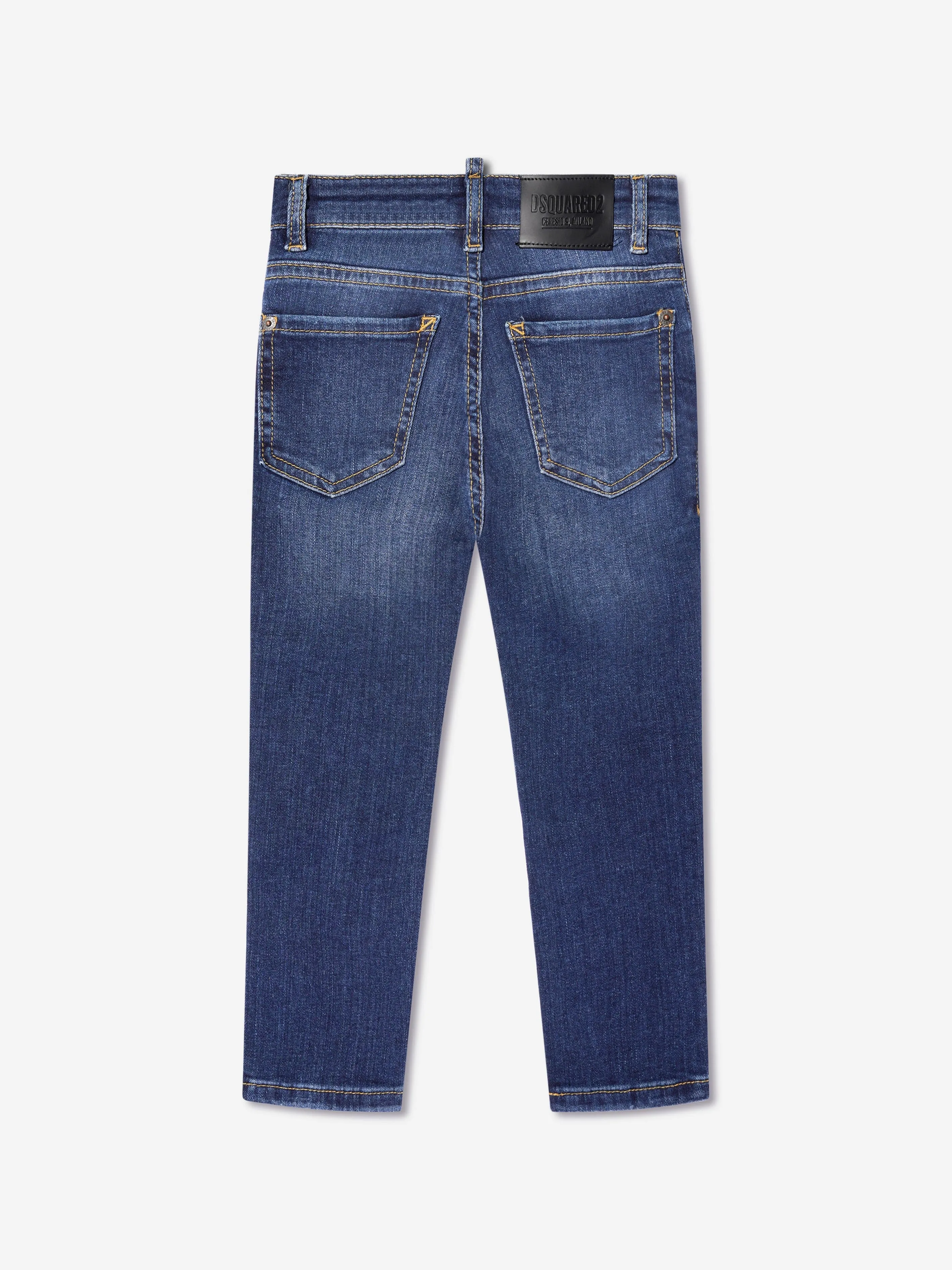 Dsquared2 Boys Cool Guy Jeans In Blue