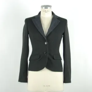 Emilio Romanelli Black Polyester Women's Blazer