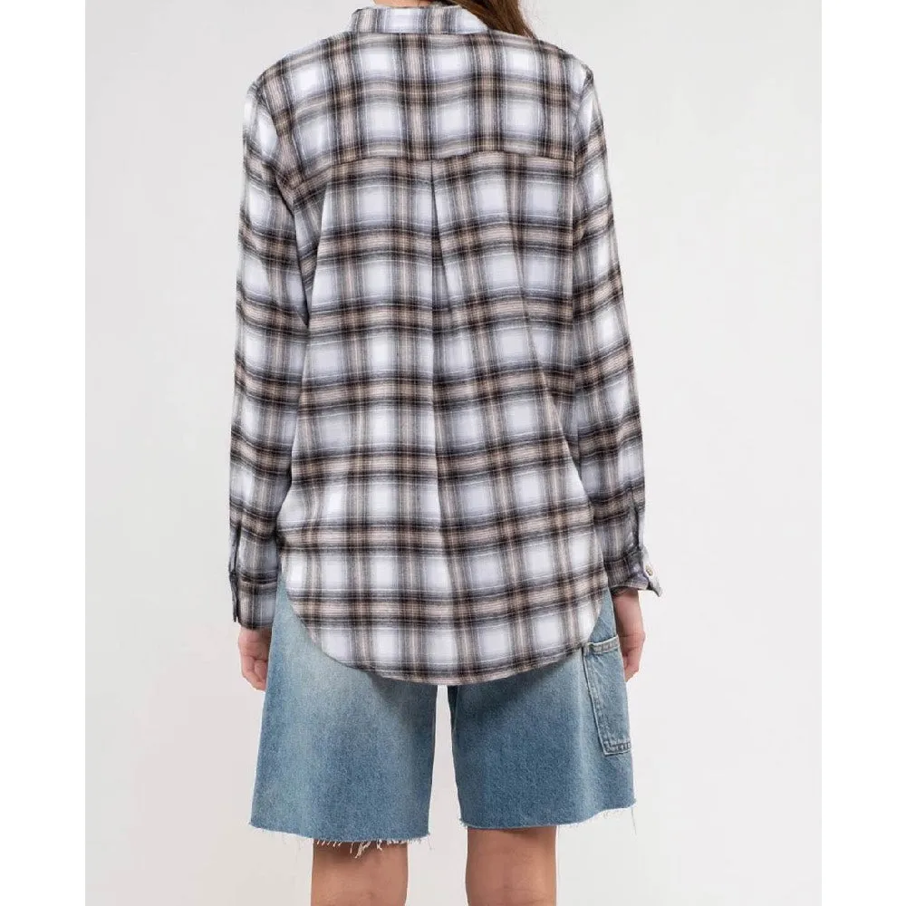 Erica Plaid Lightweight Top