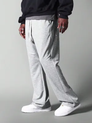 Flare Fit Jogger With Raw Hem