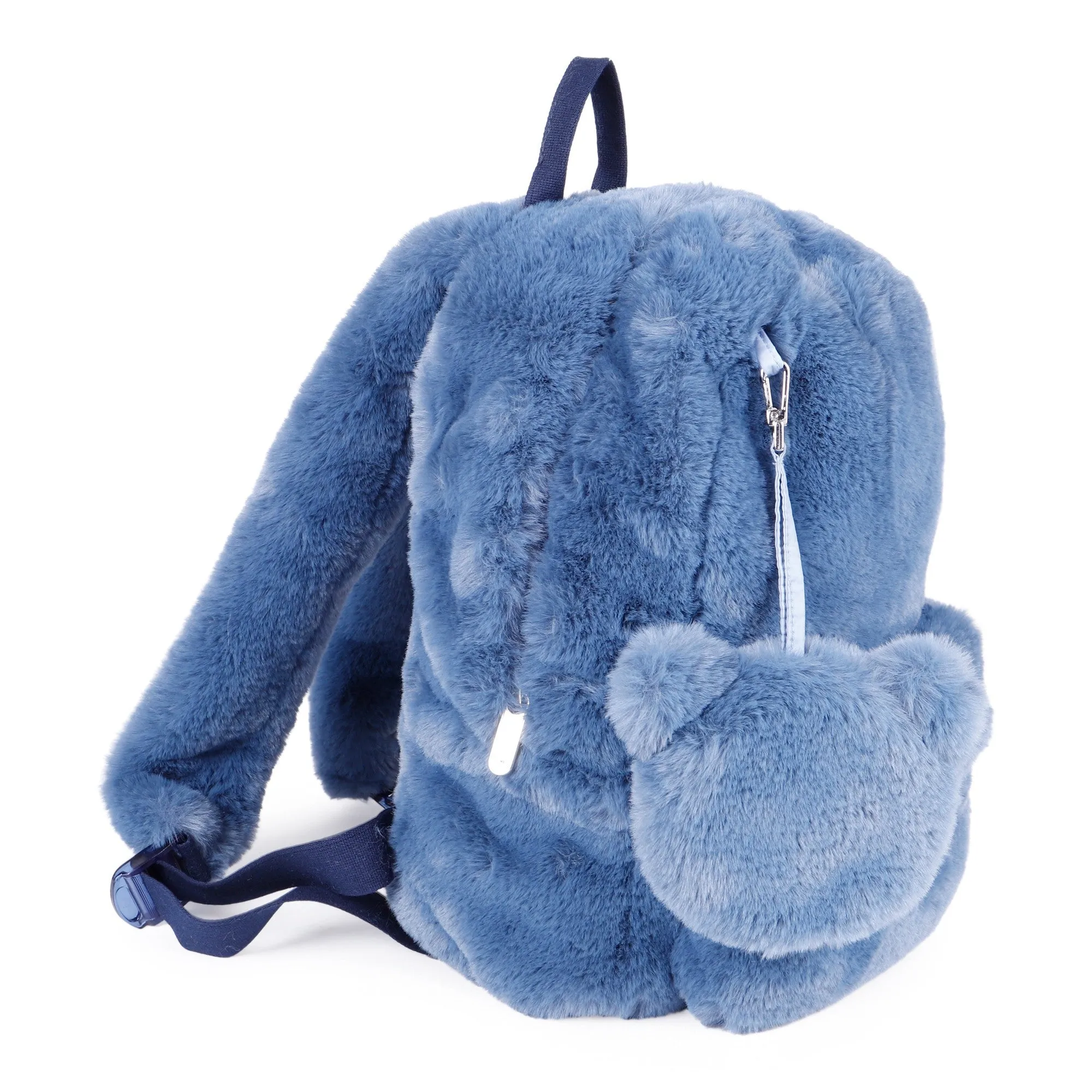 Fuzzy Teddy Backpack