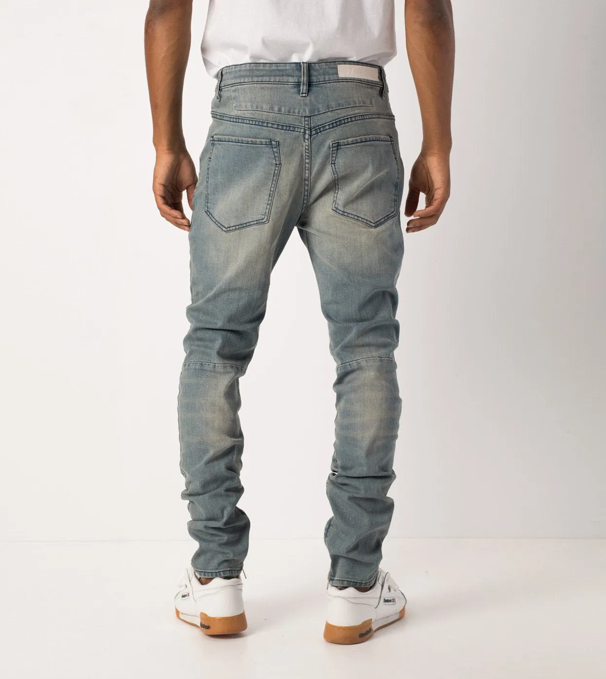 Joe Blow Zip Denim Abandoned Blue