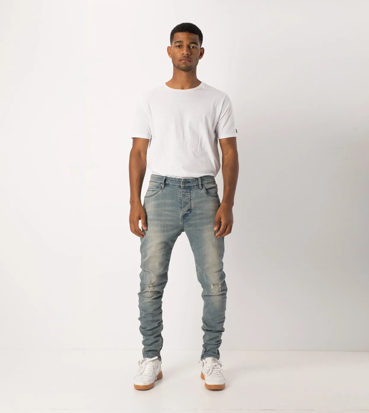 Joe Blow Zip Denim Abandoned Blue