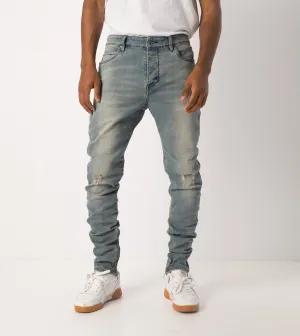 Joe Blow Zip Denim Abandoned Blue