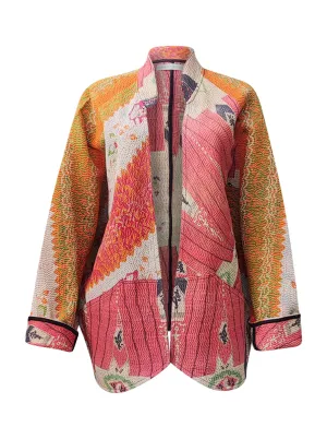 kantha vintage short jacket kimaya