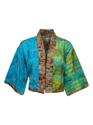 kantha vintage silk bolero fatima