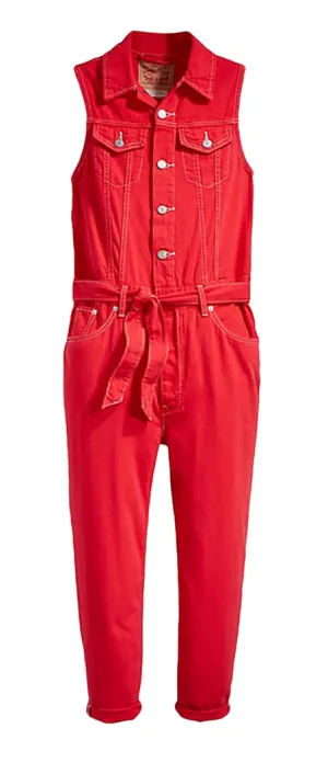 Levi's Women's Cropped Tapered Jumpsuit