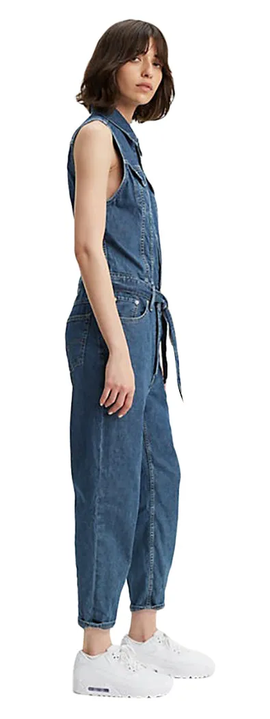 Levi's Women's Cropped Tapered Jumpsuit