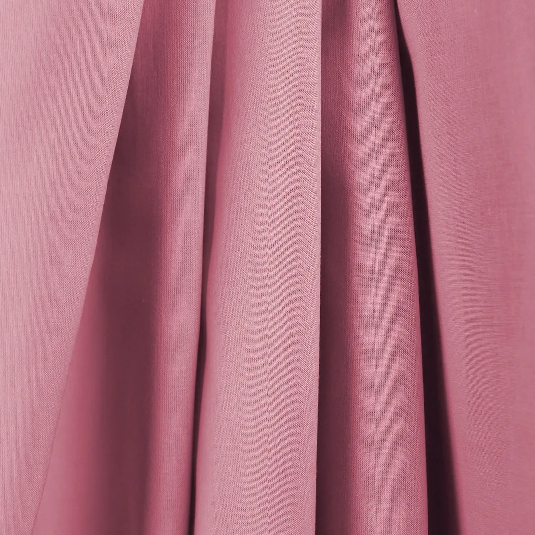 lightweight cotton voile for lining, etc. -  dusty rose