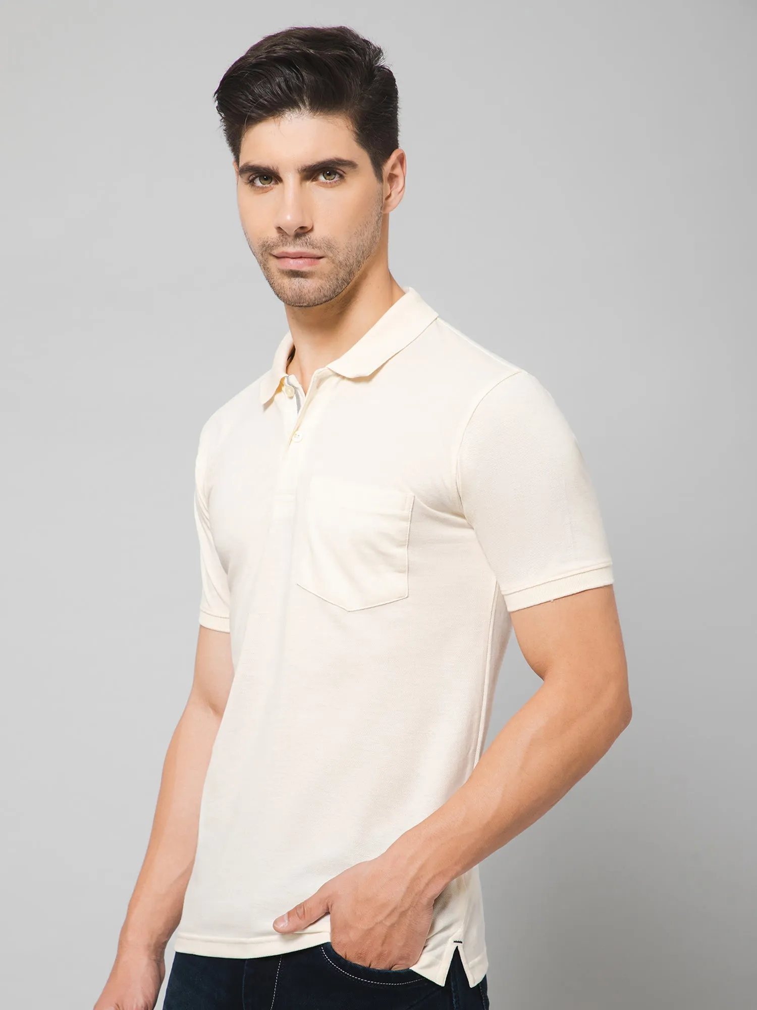 Men Ivory T-Shirt