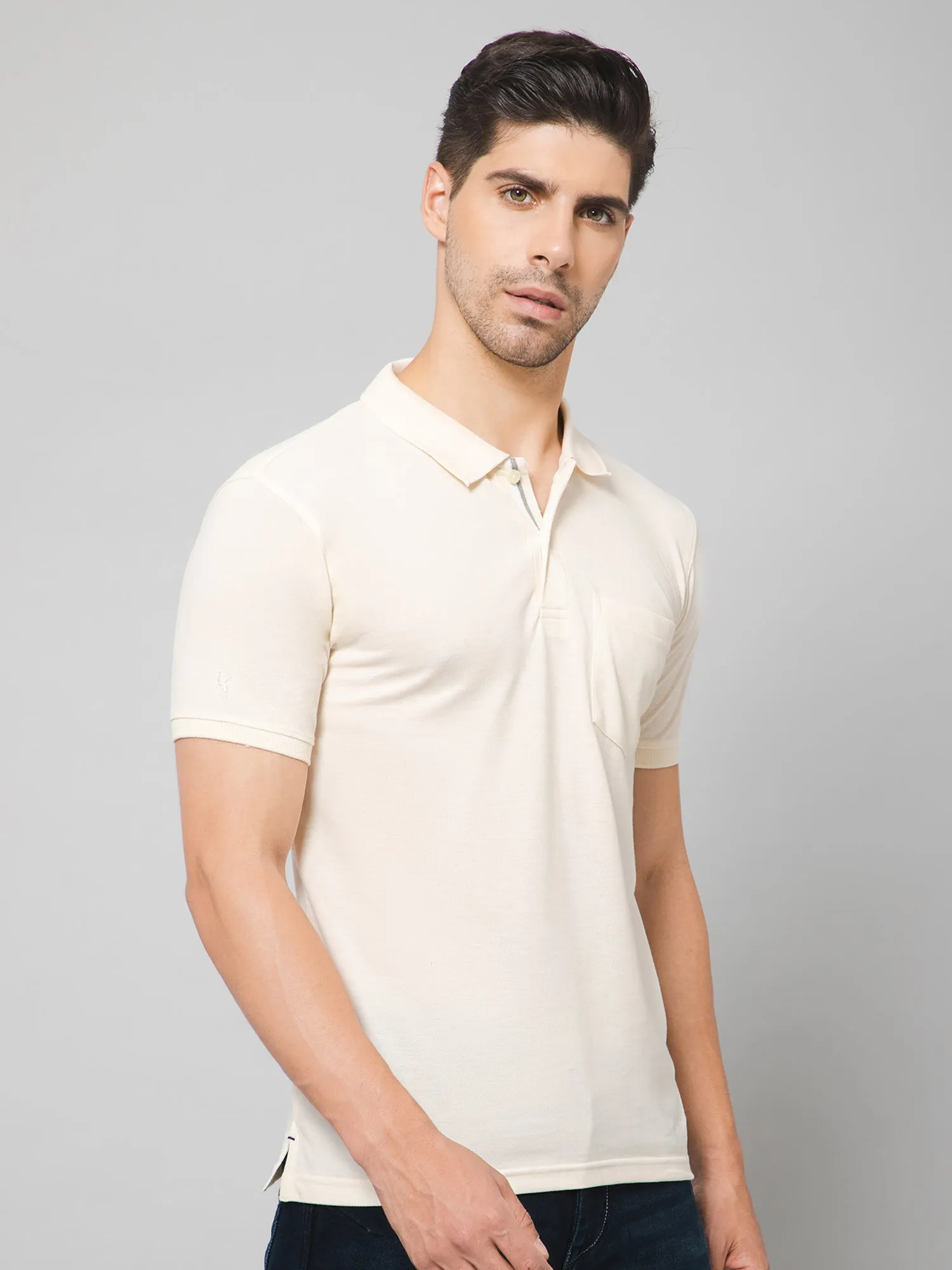 Men Ivory T-Shirt