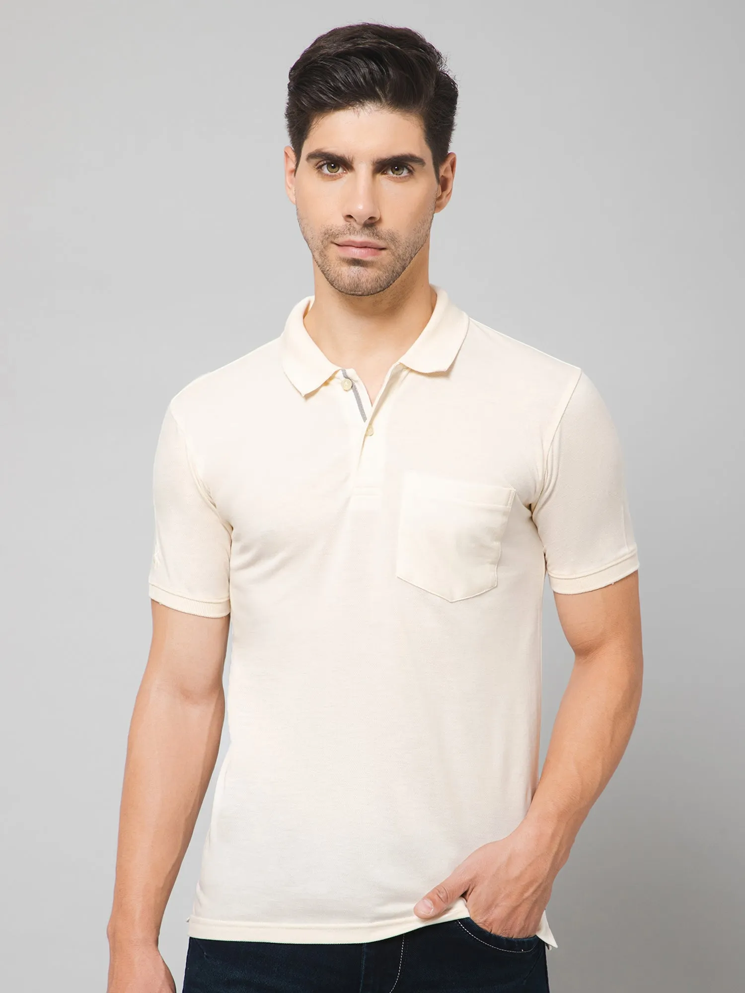 Men Ivory T-Shirt