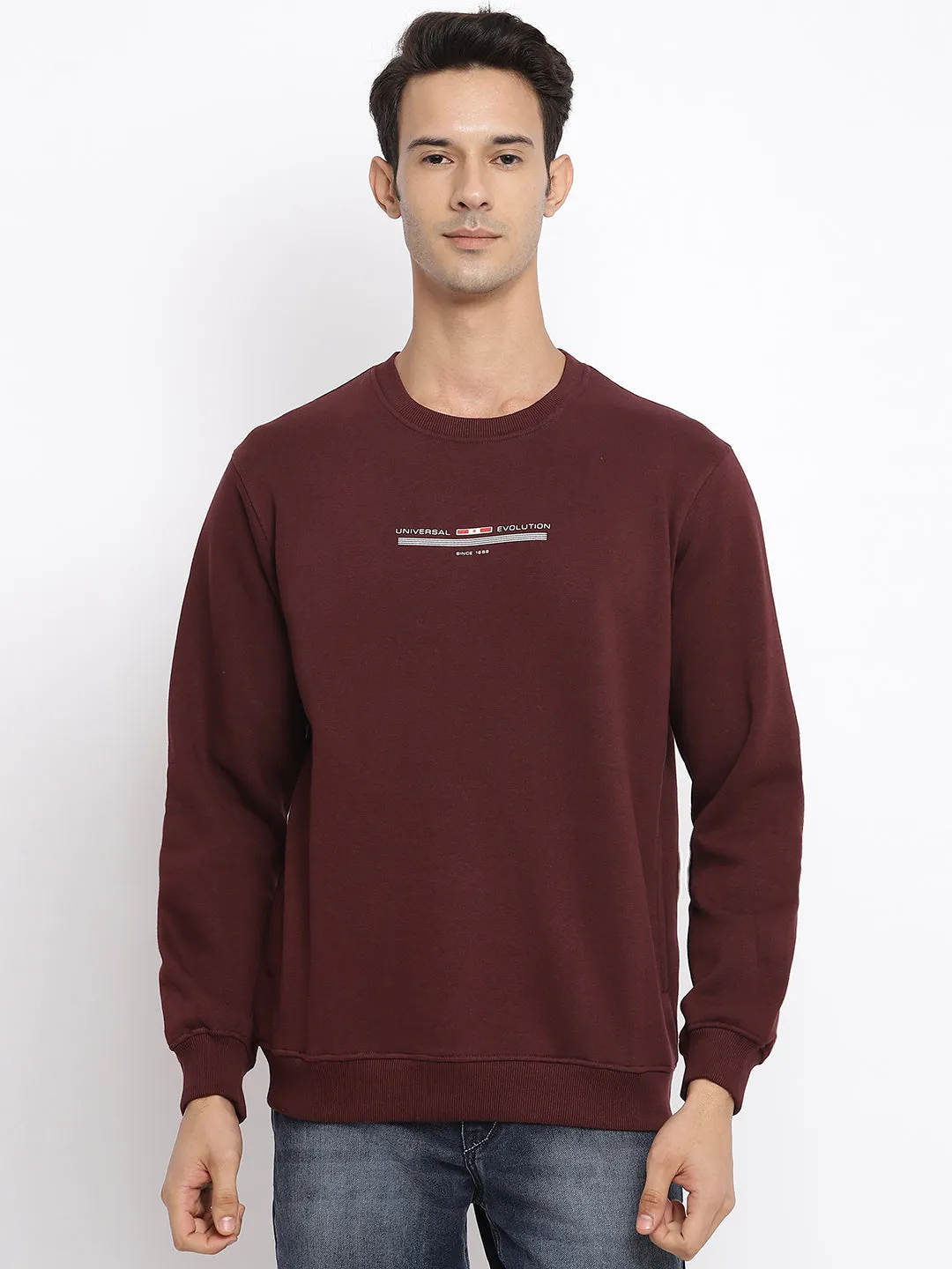 Men Wine Sweatshirt