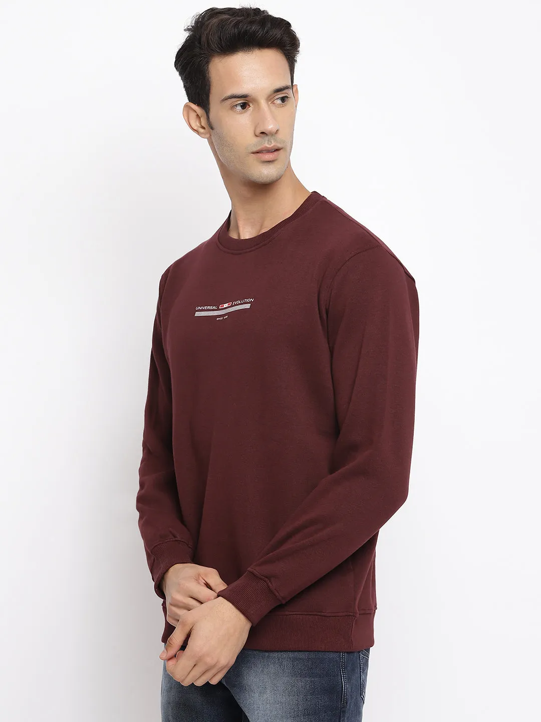 Men Wine Sweatshirt