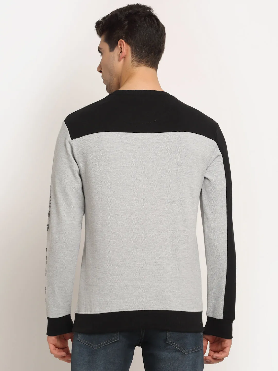 Men's Grey Melange Sweatshirt