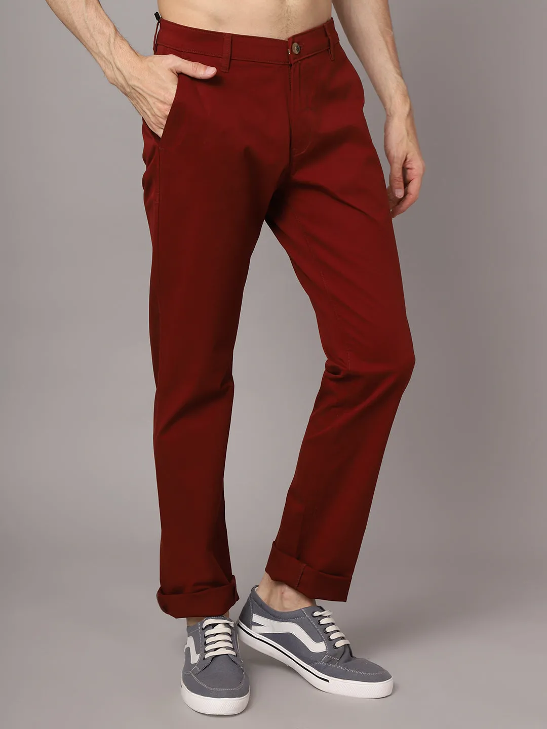 Mens Rust Trouser