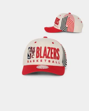 Mitchell & Ness Portland Trail Blazers '90s Training Camp' Pro Crown Snapback Cream