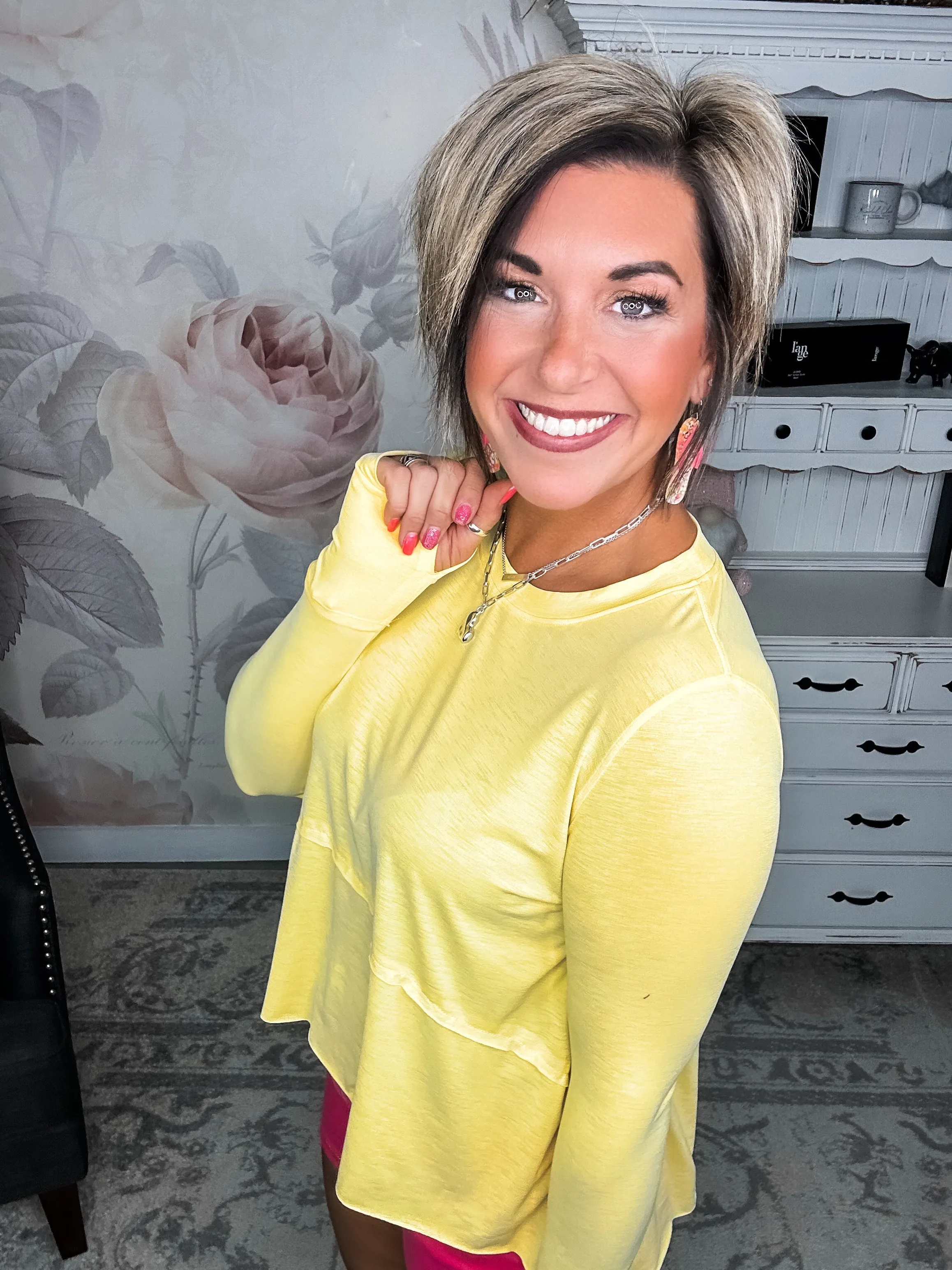 Natural Beauty Long Sleeve -Sunshine Yellow