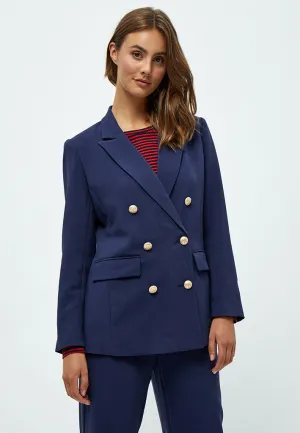 Nora Angelia Double Breasted Blazer - NAVY