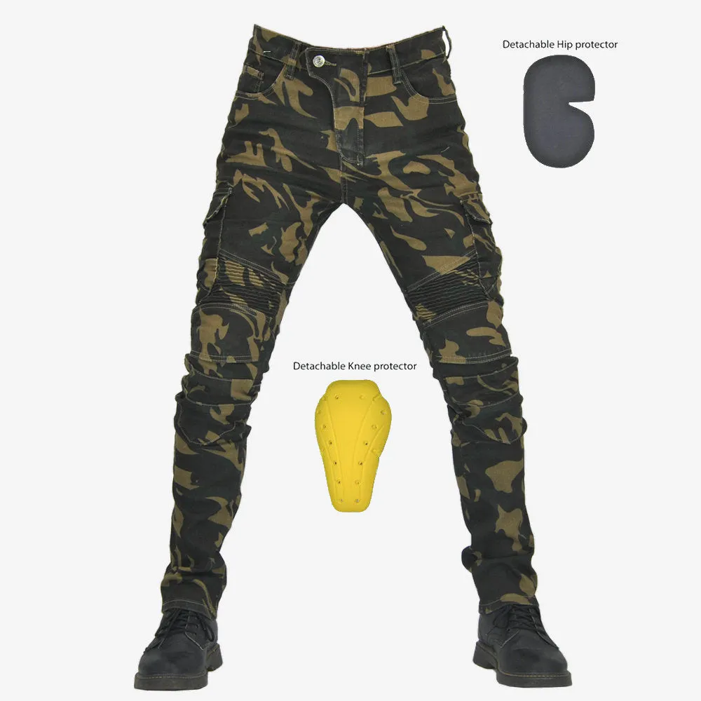 Outdoor Motorcycle Stretch Camouflage Motorcycle Jeans