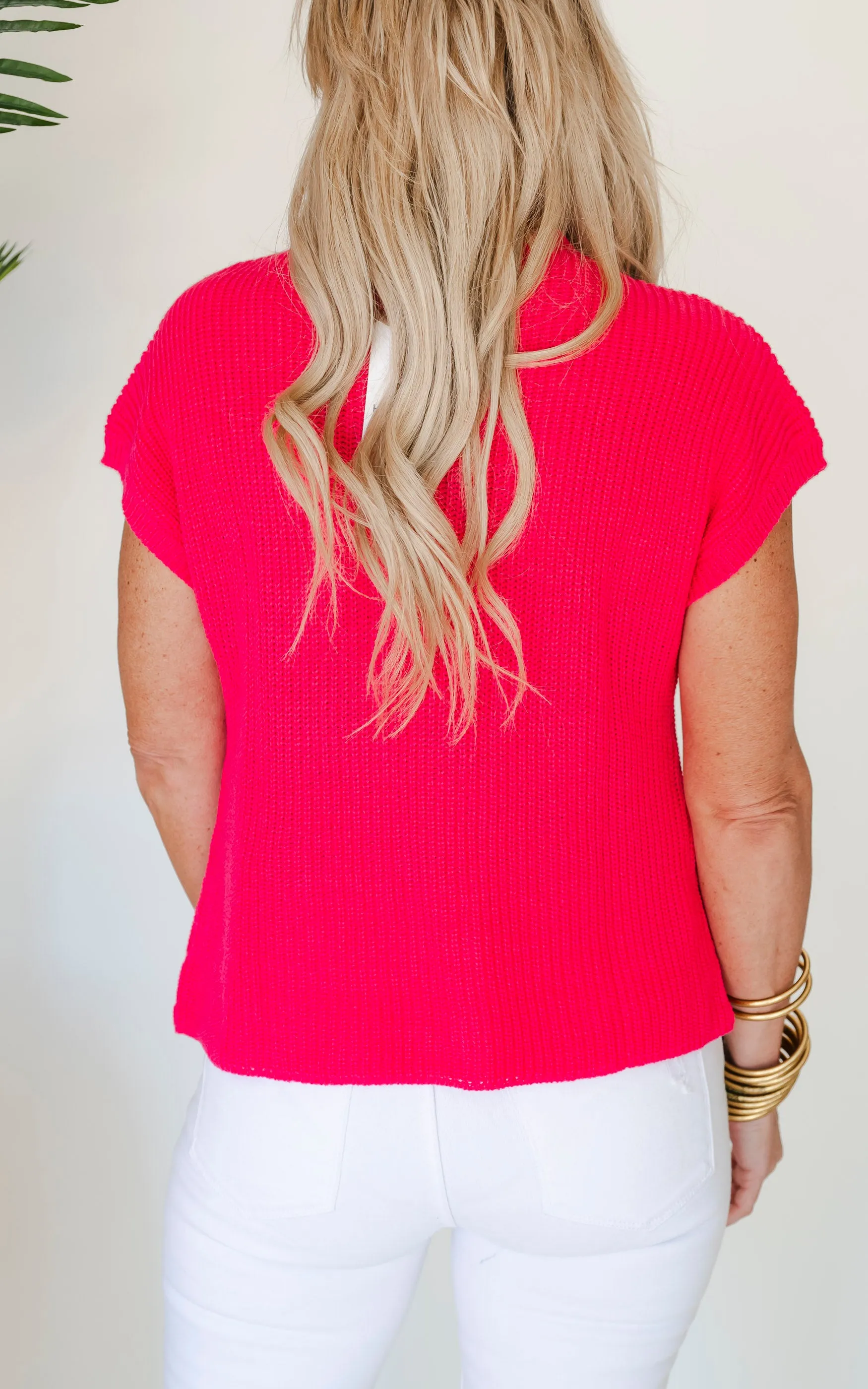 Perfectly Effortless Short Sleeve Sweater - Final Sale