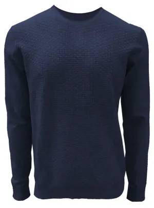 Point Zero Logan Crew Neck Sweater | Navy