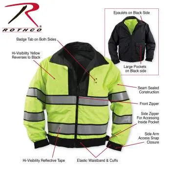 Reversible Hi-visibility Uniform Jacket