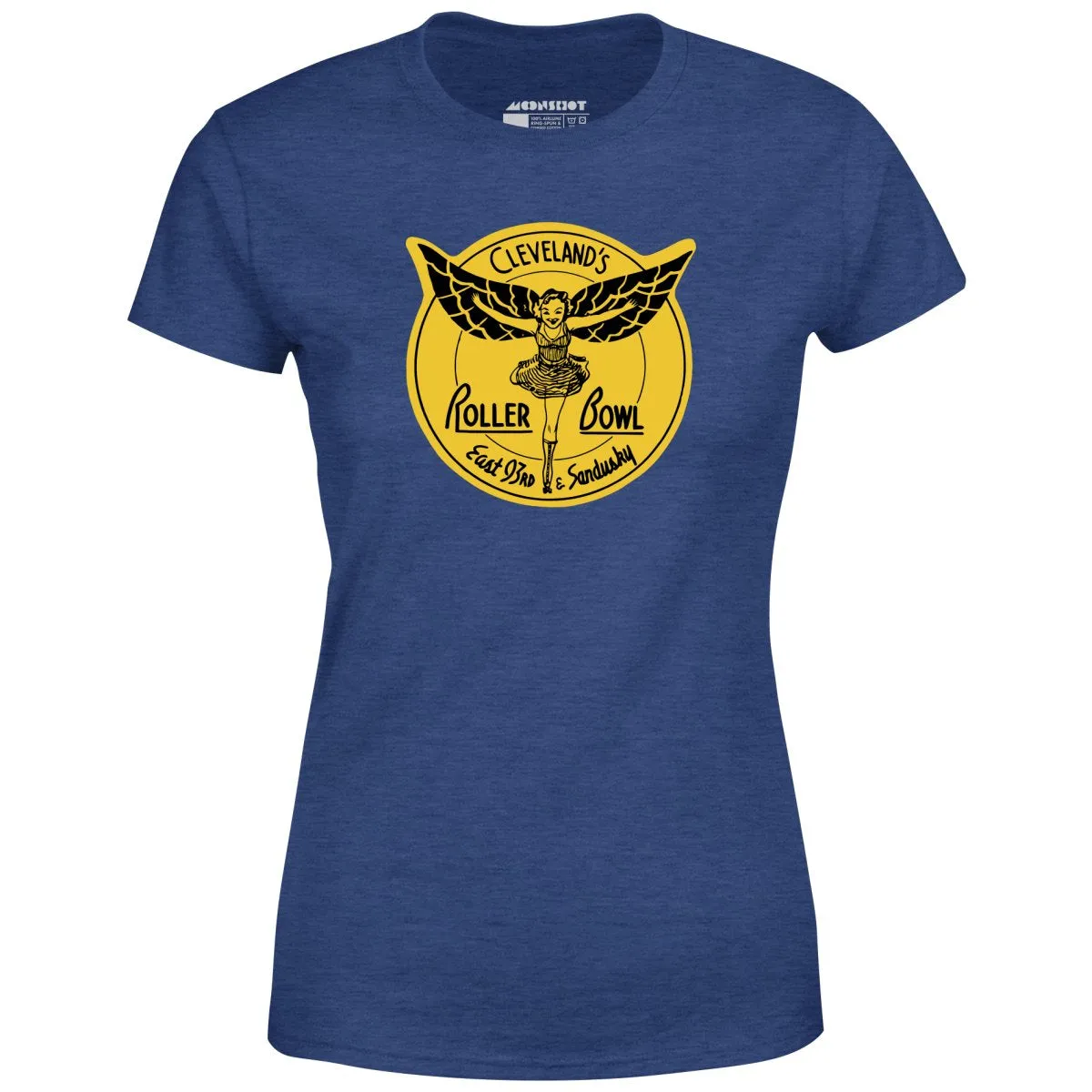 Roller Bowl - Cleveland, OH - Vintage Roller Rink - Women's T-Shirt