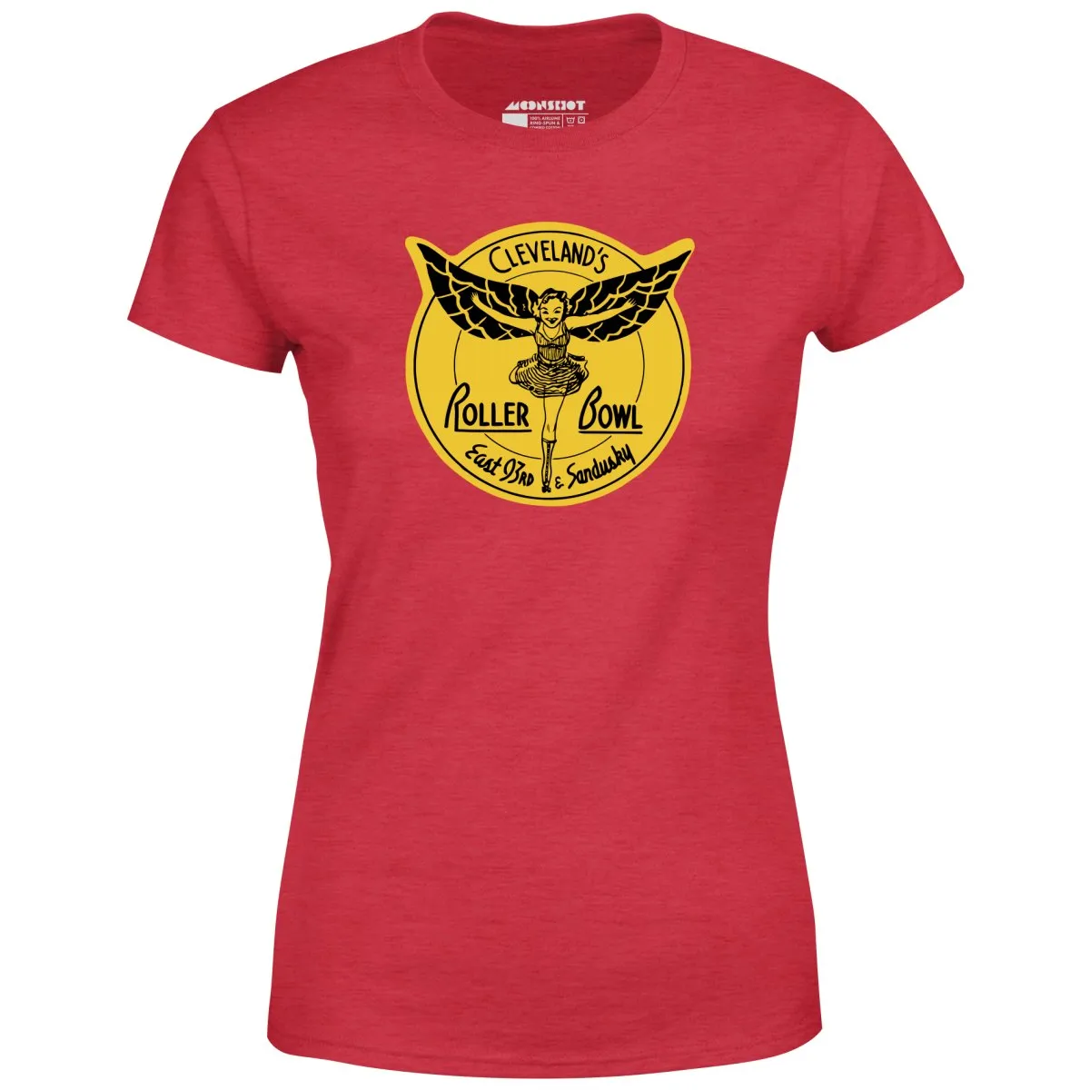 Roller Bowl - Cleveland, OH - Vintage Roller Rink - Women's T-Shirt