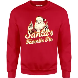 Santa's Favorite Ho - Unisex Sweatshirt