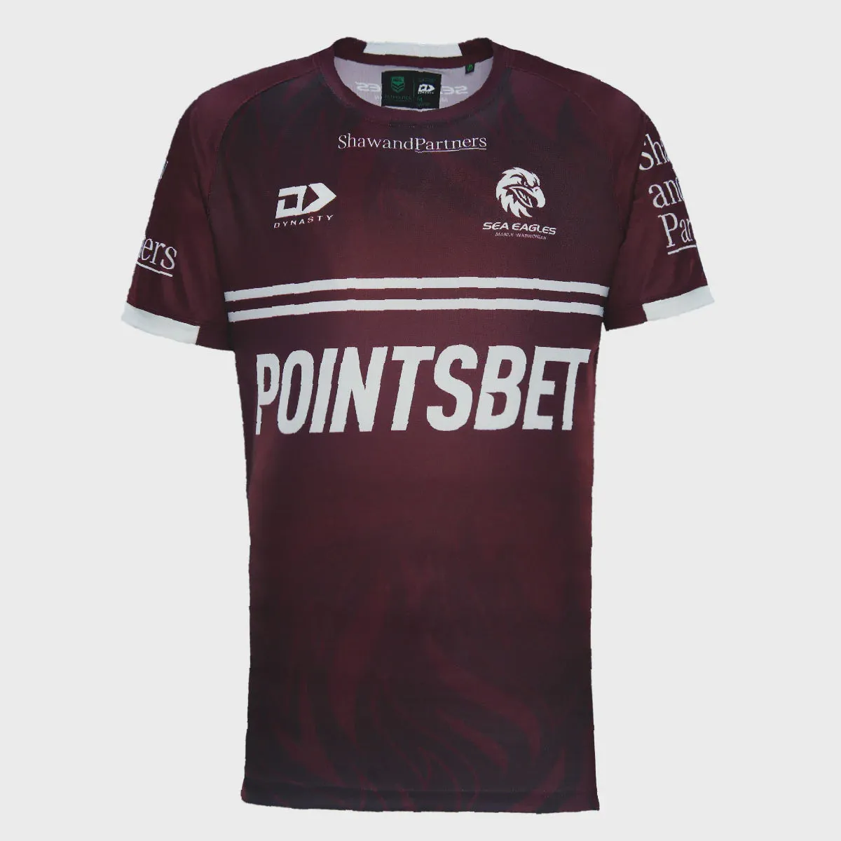 Sea Eagles Training Tee 2024 - maroon