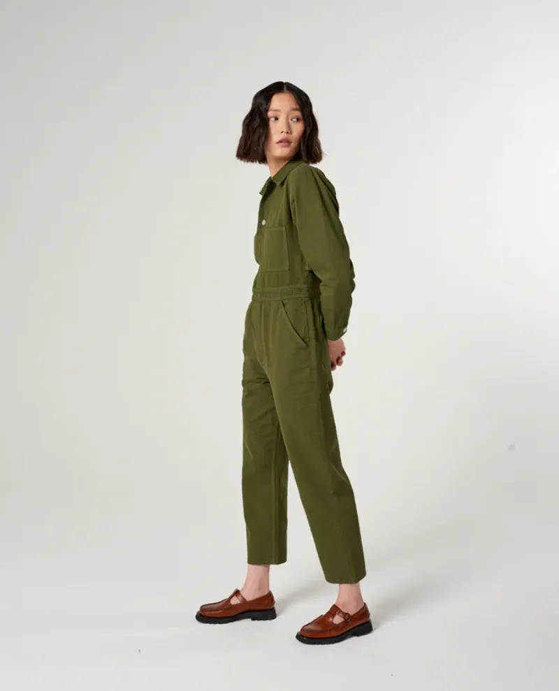 Seventy   Mochi Indie Pine Green Jumpsuit