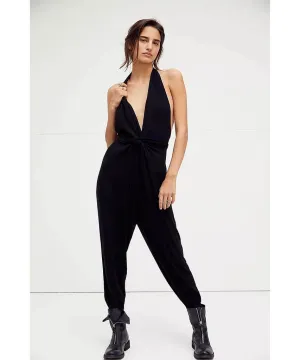 Sun Please Jumpsuit Black