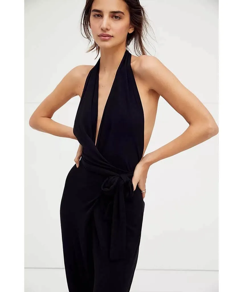 Sun Please Jumpsuit Black